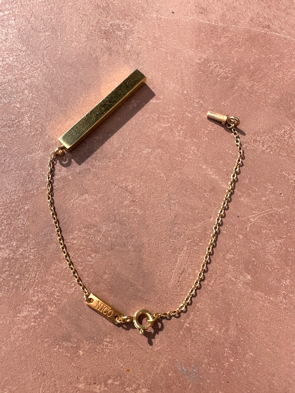 Horizontal Bar Urn Bracelet
