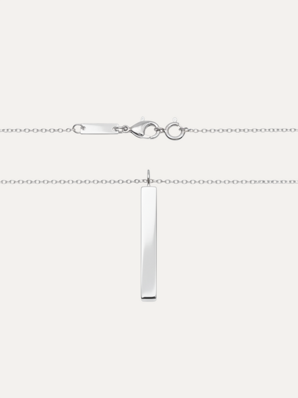 Vertical Bar Urn Necklace