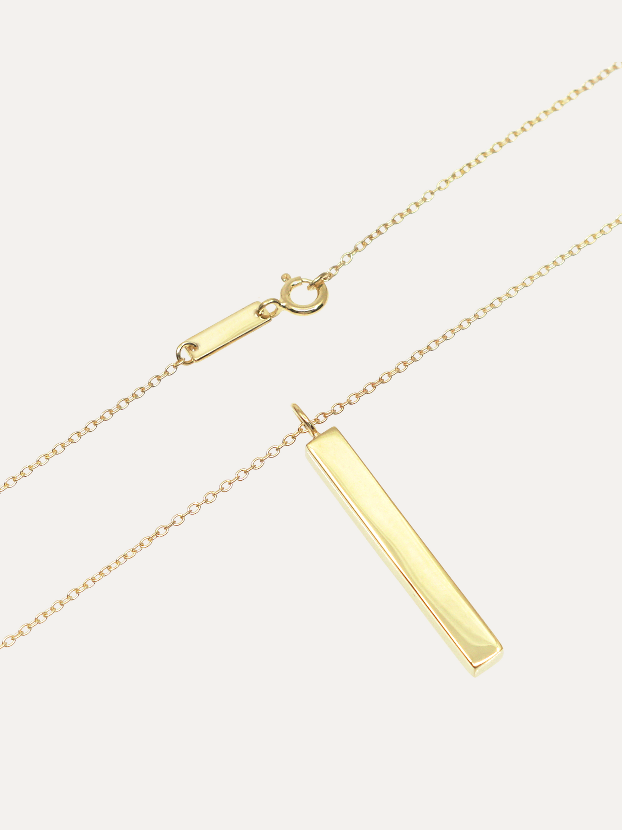 Vertical Bar Urn Necklace
