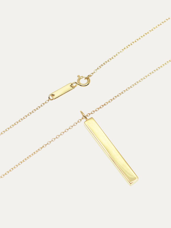 Vertical Bar Urn Necklace